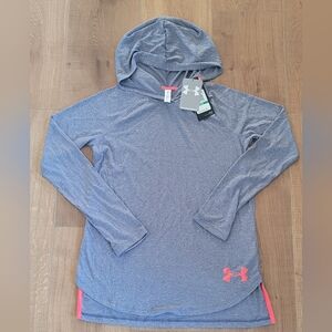New Under Armour Youth Girl Lightweight  Hoodie T-Shirt  Size :  Large